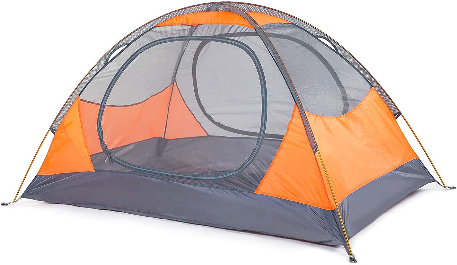 2/4 Person Camping Tent Lightweight Waterproof Backpacking Tent | Easy Setup Windproof Two Doors Double Layer with Rainfly Aluminum Pole Compact Outdoor Tent for Family Camping Hunting Hiking