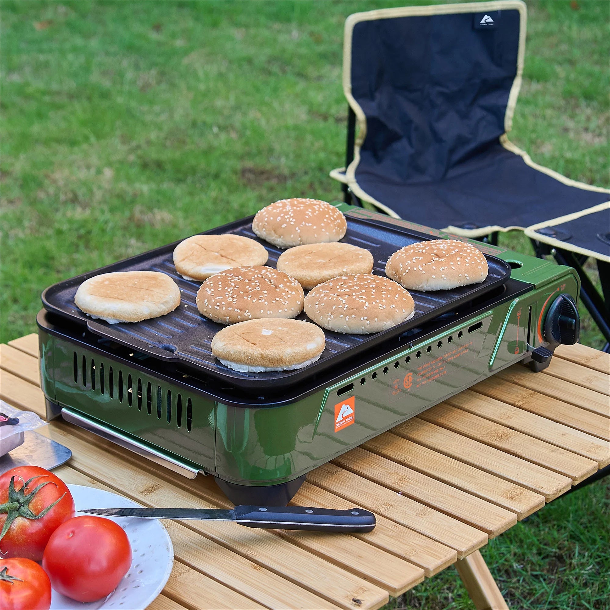 1-Burner 161 Sq in Butane Outdoor Griddle