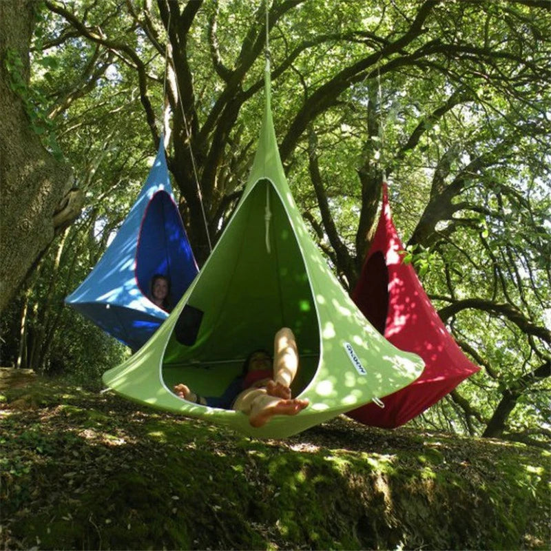 Flying Saucer Lightweight Portable Nylon Hammock for Backpacking Camping Camping