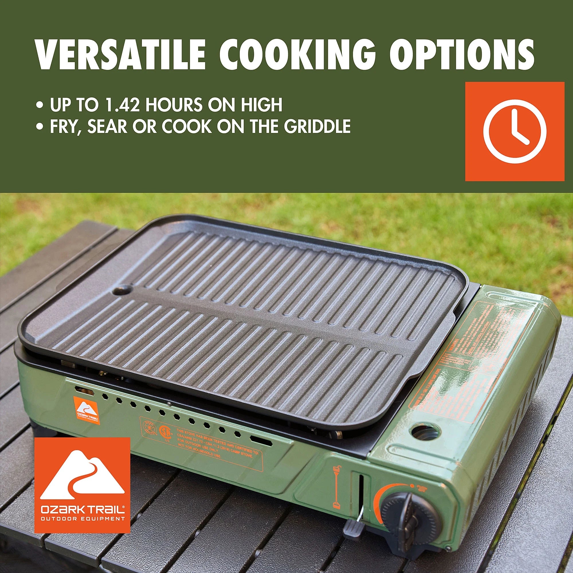 1-Burner 161 Sq in Butane Outdoor Griddle