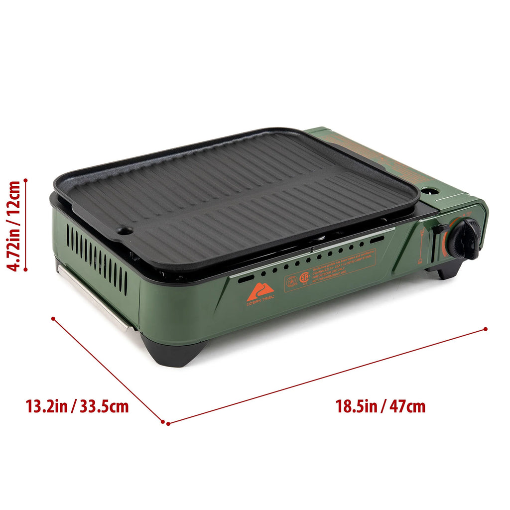 1-Burner 161 Sq in Butane Outdoor Griddle