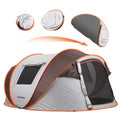 Echo Smile 8-Person White and Brown Pop up Boat Tent