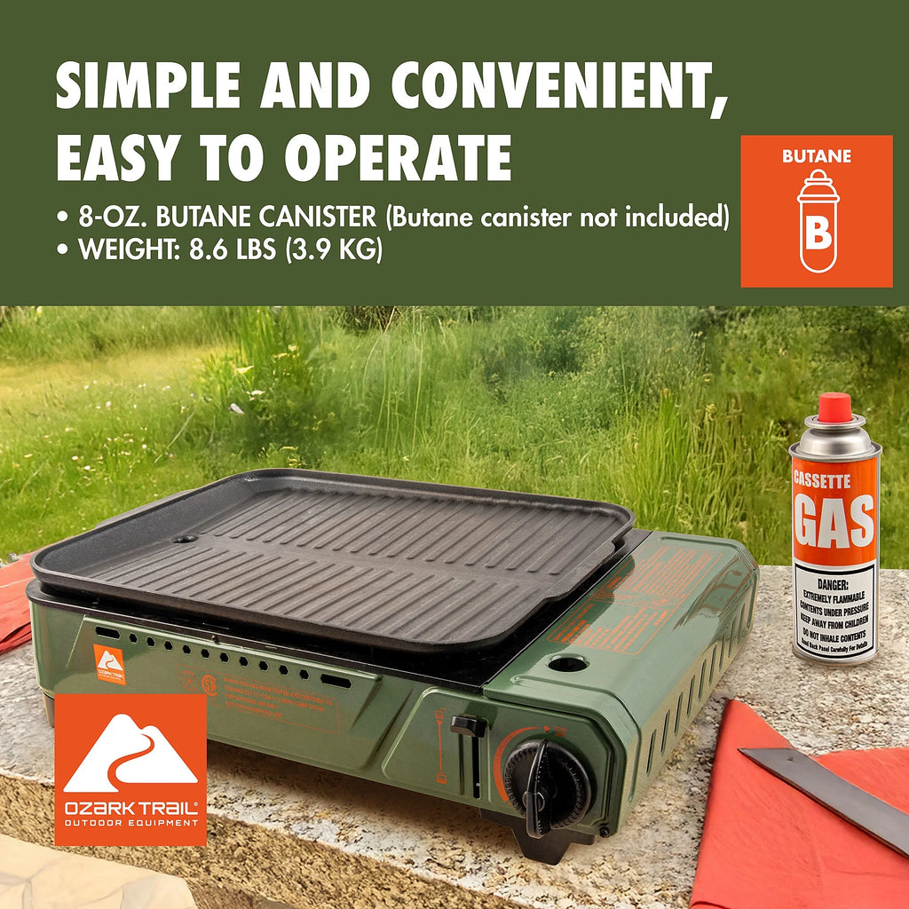 1-Burner 161 Sq in Butane Outdoor Griddle
